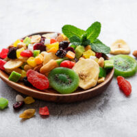 Dried Candied Mixed Fruits & Berrie | Sun Dried Fruits - Pineapple, Apple, Papaya, Mango, Pomelo
