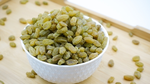 Afghani Seedless Green Raisin - Kishmish Round | Afghani Kishmish | Dry Fruit